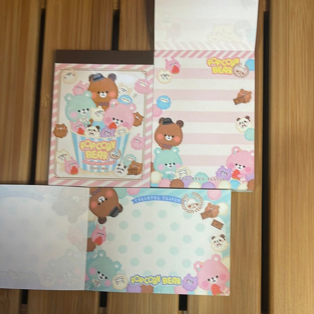 Kawaii Import Popcorn Flavor Berry Mix Small Memo Pad Kawaii Gifts 4935124218887