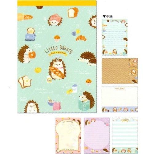 Q-Lia Hedgehog's Little Bakery Memo Pad