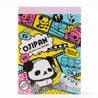 Kawaii Import Q-Lia Ojipan Panda Small Memo Pad: Red Subway Car (B) A Kawaii Gifts 4530344942590