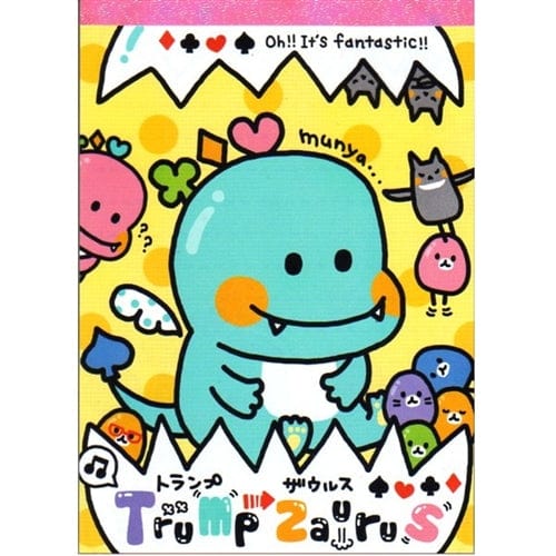 Q-Lia Trump Zaurus Baby Dinosaur Double Memo Pad
