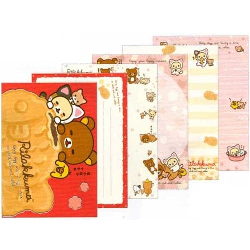 San-X Rilakku Cat Memo Pad: Red