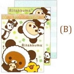 Kawaii Import San-X Rilakkuma Panda Bear Small Memo Pad B Kawaii Gifts