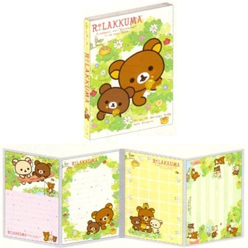 San-X Rilakkuma Relax Bear Memo: Kogumachan & the Honey Forest (A)