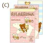 Kawaii Import San-X Rilakkuma Shima Shima Everyday Small Memo Pads C Kawaii Gifts
