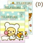 Kawaii Import San-X Rilakkuma Shima Shima Everyday Small Memo Pads D Kawaii Gifts