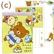 Kawaii Import San-X Rilakkuma Summer Vacation Small Memo Pad C Kawaii Gifts 4974413639910