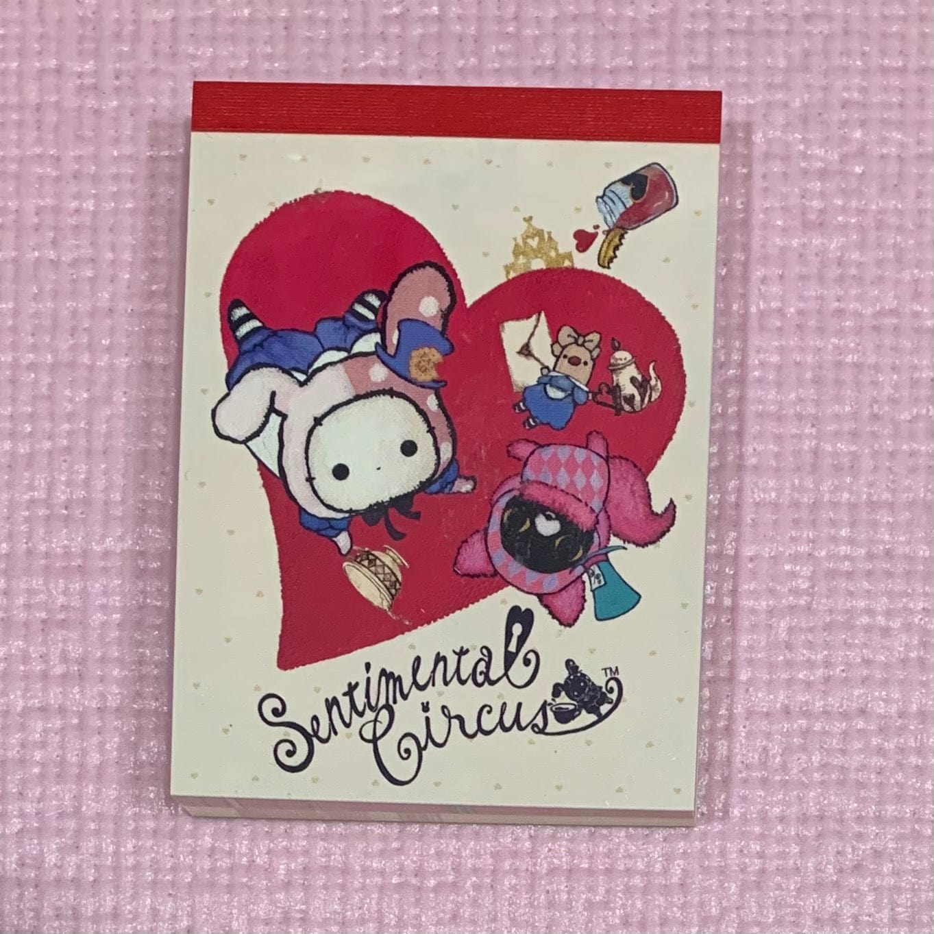 Kawaii Import San-X Sentimental Circus Queen of Hearts Small Memos (D) Kawaii Gifts