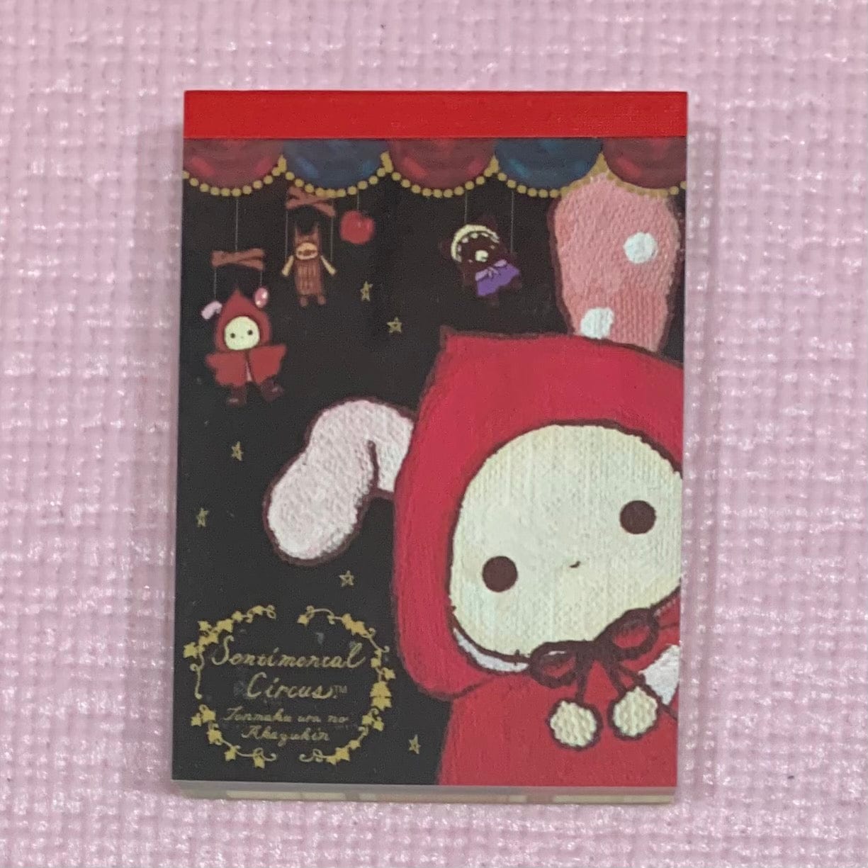Kawaii Import San-X Sentimental Circus Small Memo Pad: Little Red Riding Hood (A) Kawaii Gifts