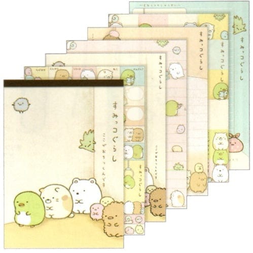 San-X Sumikko Gurashi "Things in the Corner" Memo Pad with Stickers: 1