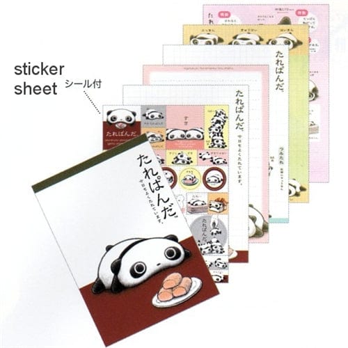 San-X Tarepanda Memo Pad with Stickers: Delicious Suama 15th Anniversary