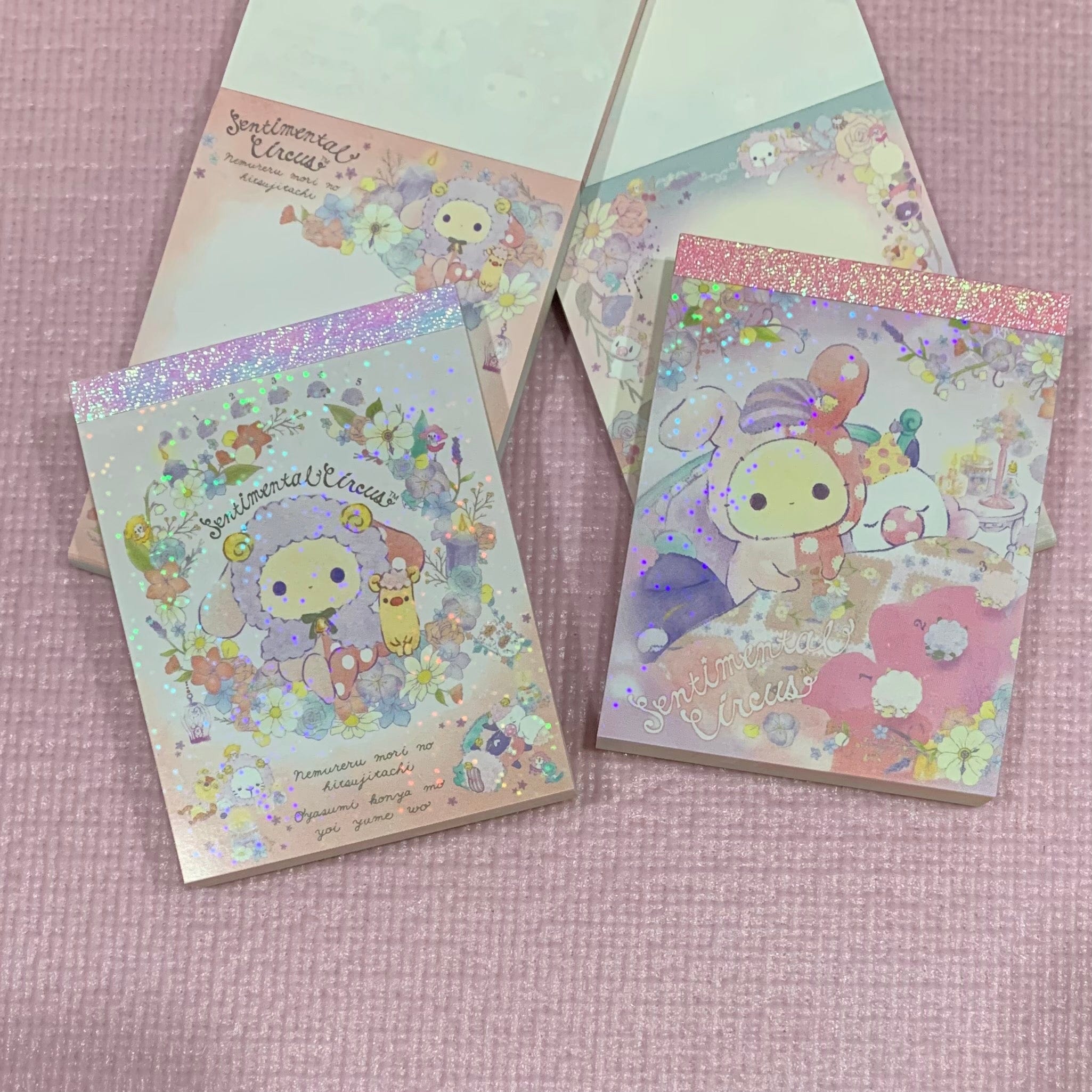 Kawaii Import Sentimental Circus Sleepy Forest Memo Pad Kawaii Gifts