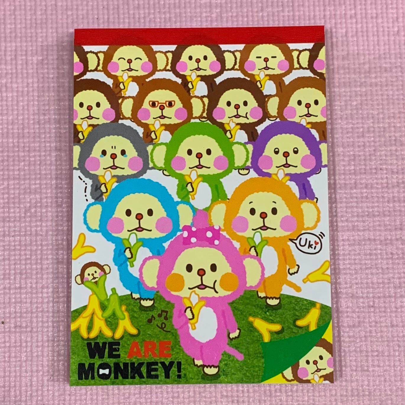 Kawaii Import We Are Monkey! Double Memo Pad Kawaii Gifts 4530344605419