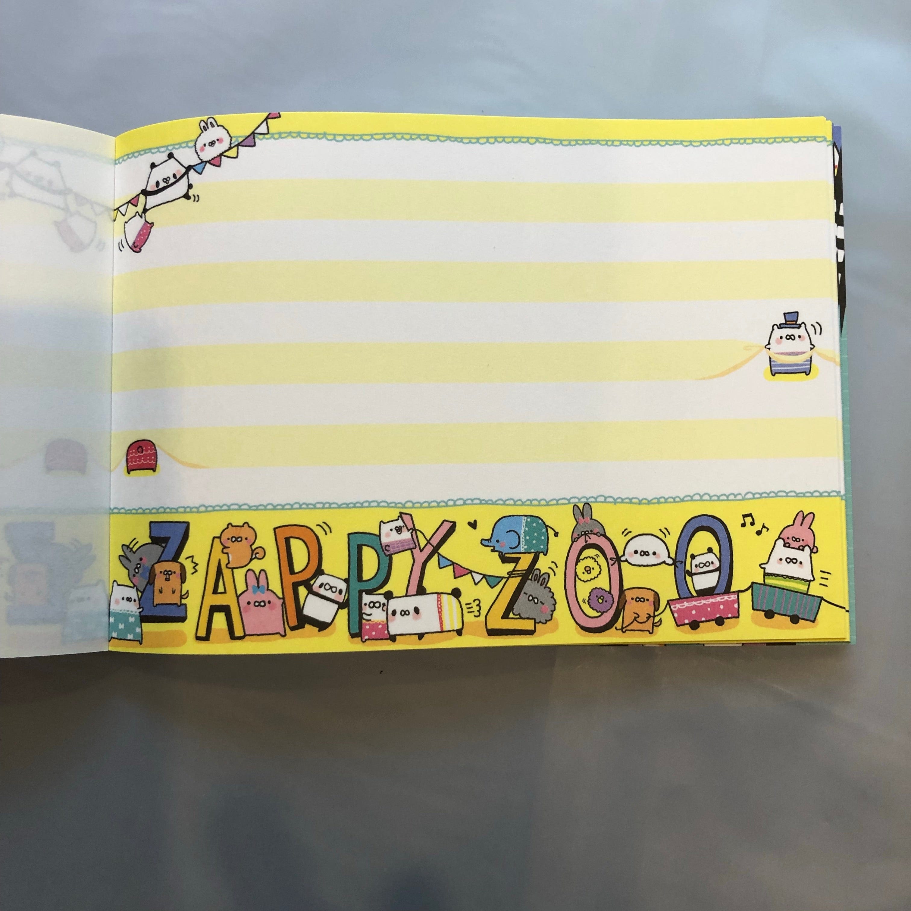 Kawaii Import Zappy Zoo Memo Pad Kawaii Gifts 4991277100967