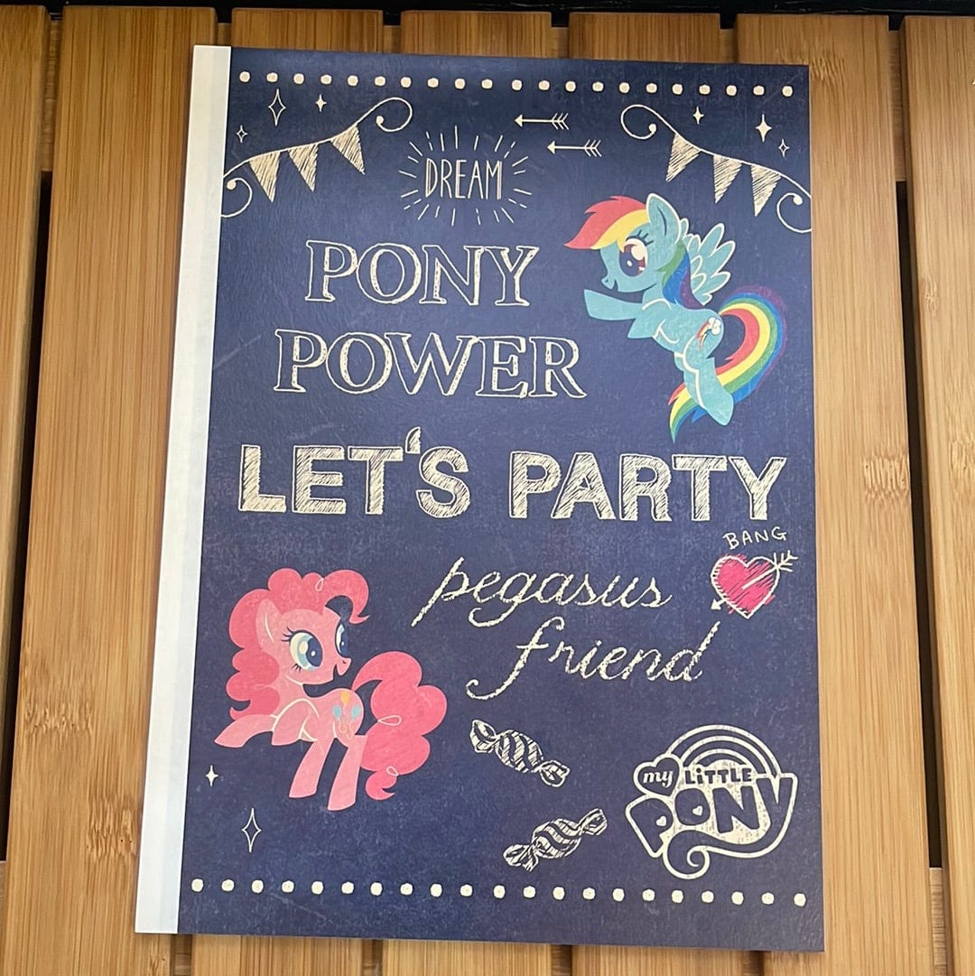 Kawaii Import My Little Pony: Friendship is Magic Lined Notebook Kawaii Gifts 4935124457019