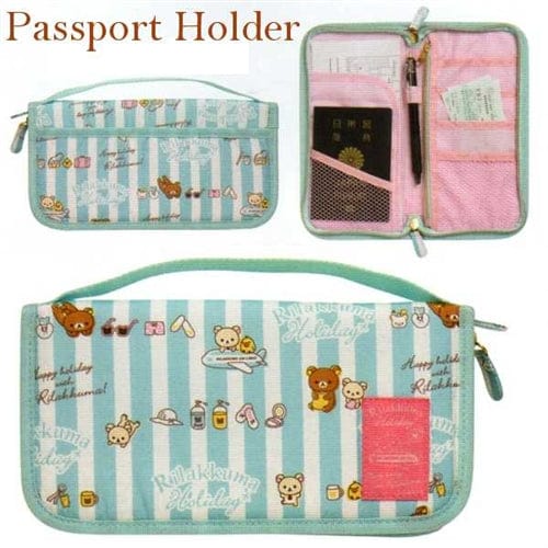San-X Rilakkuma Holiday Passport Holder