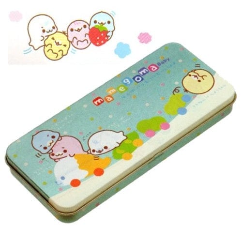 San-X Mamegoma Baby Metal Pen Case: Toy