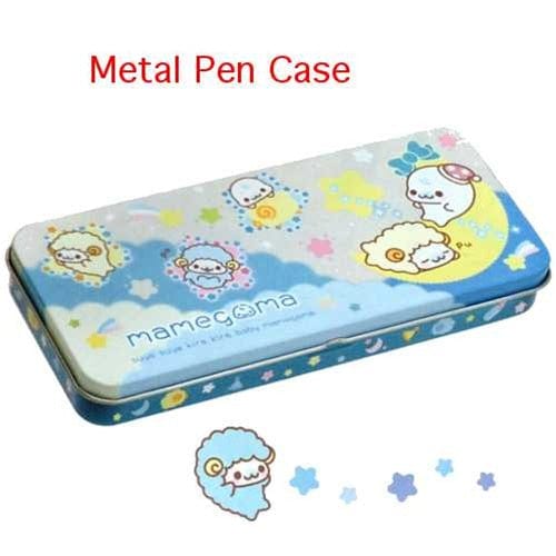 San-X Mamegoma Goodnight Baby Metal Pen Case: Night Sky