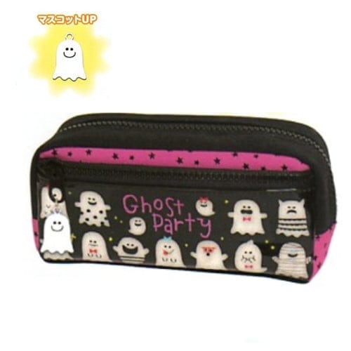 Crux Ghost Party 7.2" Pen Pouch with Ghost Zipper Pull