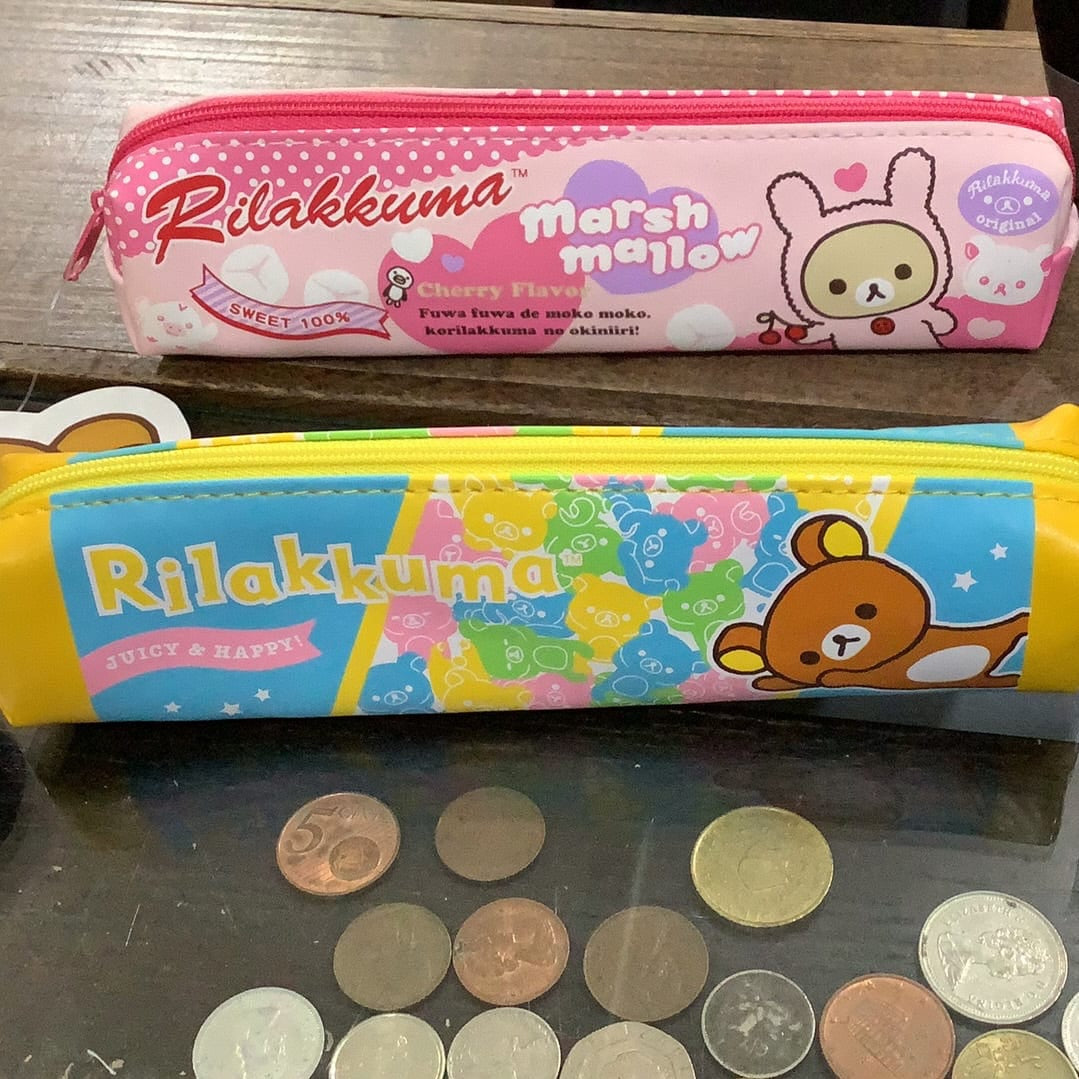 Kawaii Import Rilakkuma Market Slim Pouches Kawaii Gifts