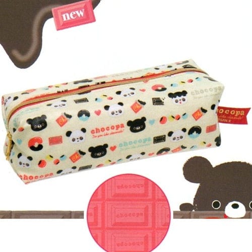 San-X Chocopa Panda 7" Pen & Makeup Pouch