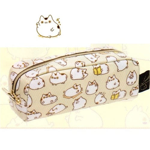 San-X Nyanpuku Lucky Cat 7.2" Pen Pouch