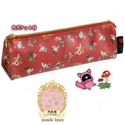 San-X Sentimental Circus Queen of Hearts 7.5" Pleather Pen Pouch