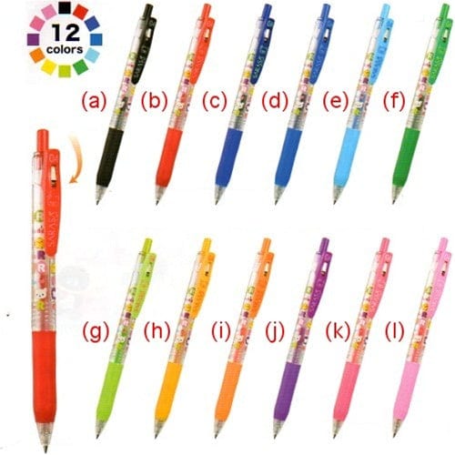 San-X Rilakkuma Sarasa Clip 0.4mm Pen: Red