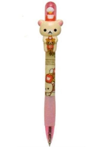San-X Rilakkuma Wonderland Mechanical Pen with Mascot: Little Bear in a Marching Band
