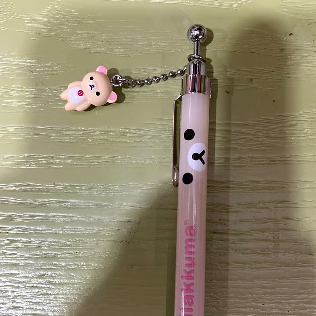 Kawaii Import San-X Rilakkuma Mechanical Pencil with Dangly Charm: Little Bear Korilakkuma Kawaii Gifts