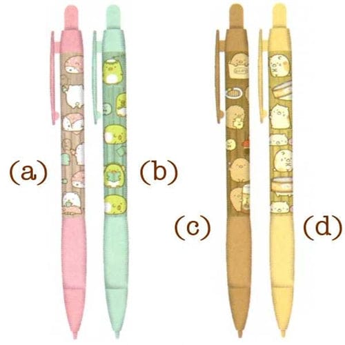 San-X Sumikko Gurashi "Things in the Corner" Mechanical Pencils: 4 Creatures