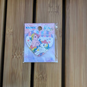 Kawaii Import My Little Pony Heart Shaped Pins Kawaii Gifts