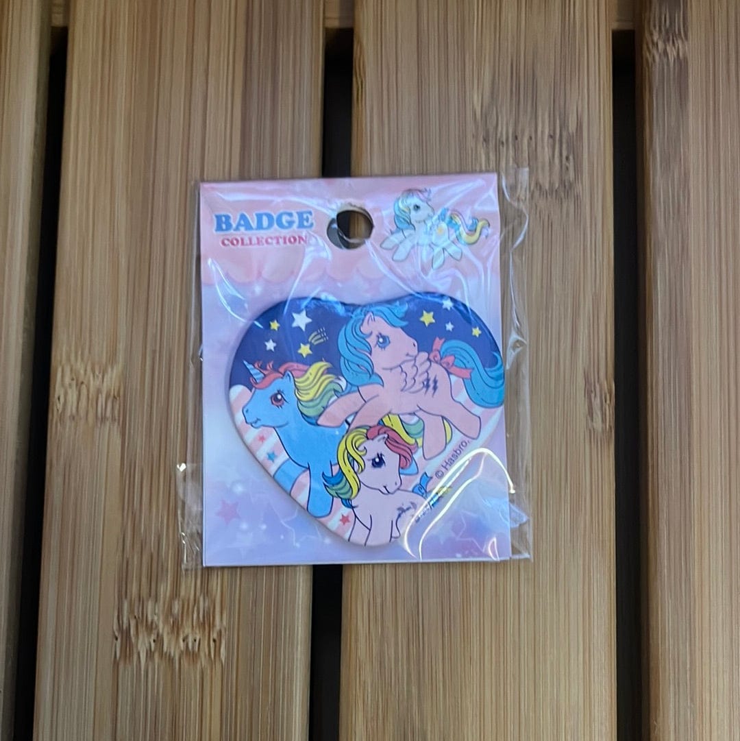 Kawaii Import My Little Pony Heart Shaped Pins Kawaii Gifts