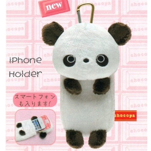 San-X Chocopa Panda Plushy Phone Pouch