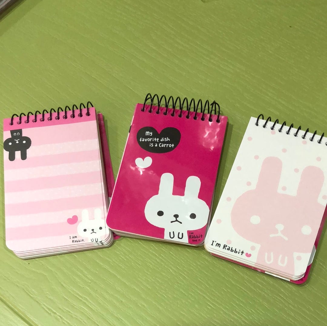 Kawaii Import I'm Rabbit Spiral Pocket Notebook Kawaii Gifts 4909001357136