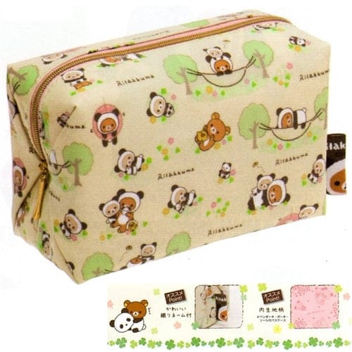 San-X Rilakkuma Panda Bear 6.1" Multi-Use Pouch