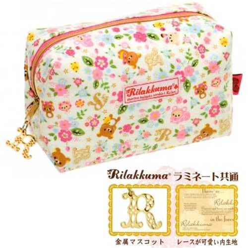San-X Rilakkuma Squirrels 6" Multi-Use Pouch
