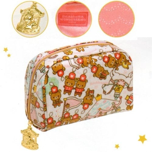 San-X Rilakkuma Wonderland 5.7" Multi-Use Pouch: 1