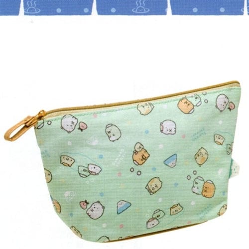 San-X Sumikko Gurashi "Things in the Corner" 7.9" Pouch: Hot Spring Spa