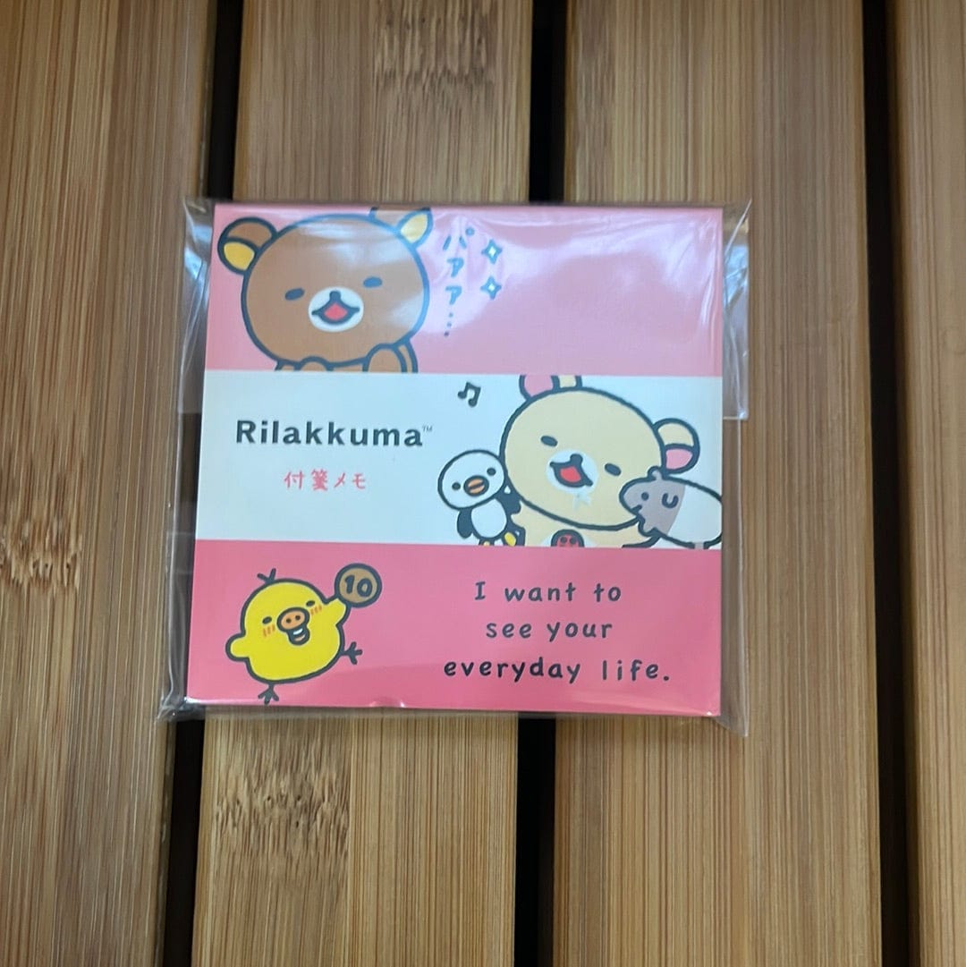 Kawaii Import Rilakkuma Sticky Notes Kawaii Gifts