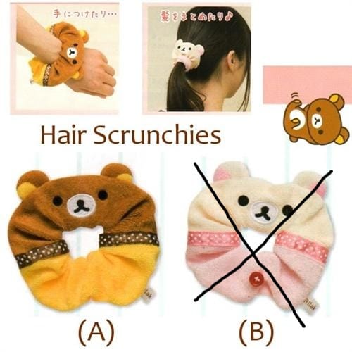 San-X Rilakkuma Relax Bear Hair Scrunchies