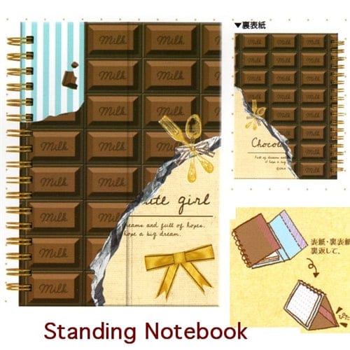 Crux Chocolate Girl A6 Stand Up Lined Notebook