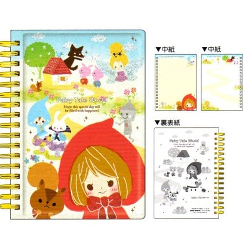 Kamio *Story Books* Fairy Tale World A6 Notebook with Puffy Hard Cover