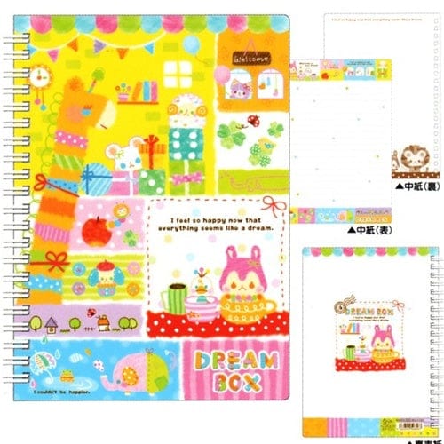 Q-Lia Dream Box A5 Hard Cover Spiral Notebook
