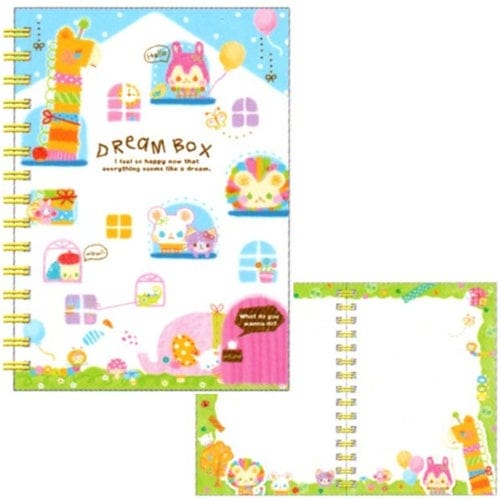 Q-Lia Dream Box A6 Hard Cover Spiral Notebook