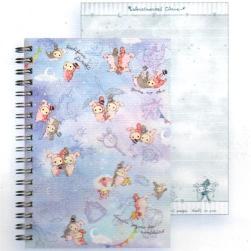 San-X Sentimental Circus Shappo & Spica B6 Spiral Lined Notebook: 2