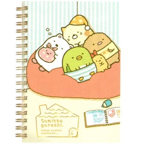 San-X Sumikko Gurashi "Things in the Corner" Our Dream Home B6 Spiral Lined Notebook: 1