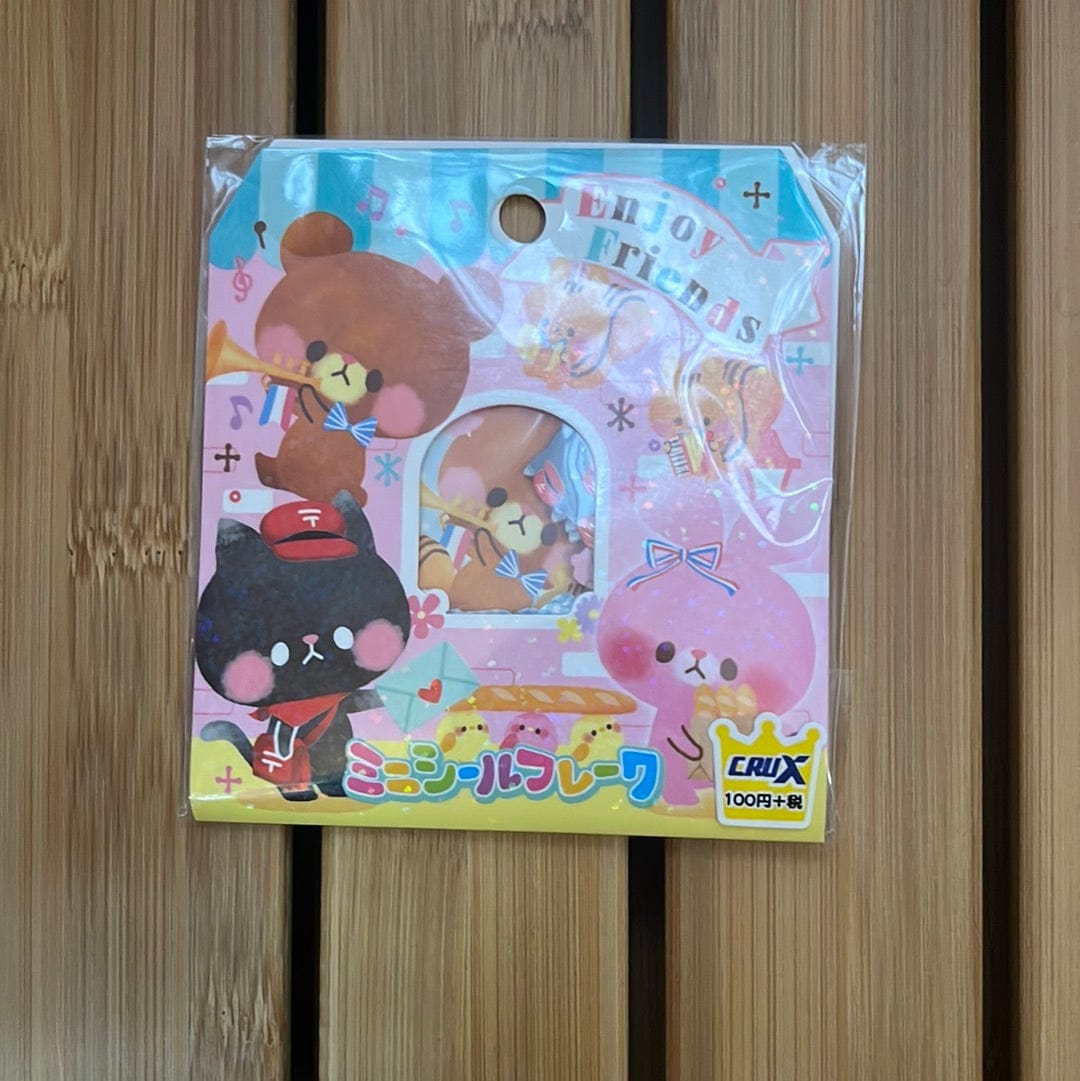 Kawaii Import Crux 42-Piece Sticker Sack: Animal Friends Kawaii Gifts 4935124053532