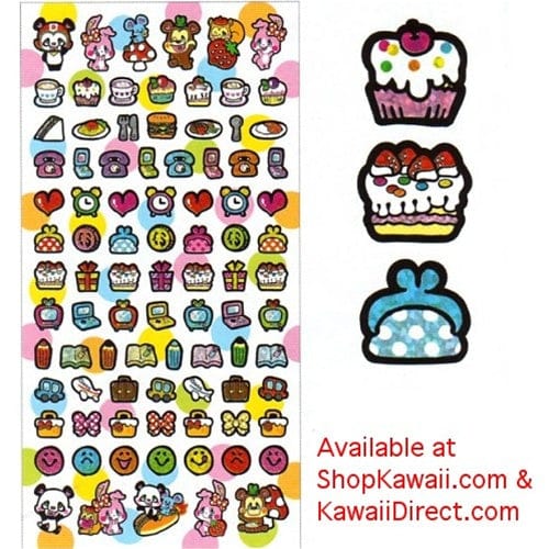 Crux Funny Punch Sparkly Stickers: 1