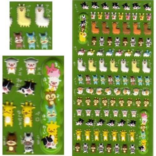 Crux Herbivores Spongy Marshmallow Stickers