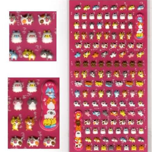 Crux Kitty Spongy Marshmallow Stickers